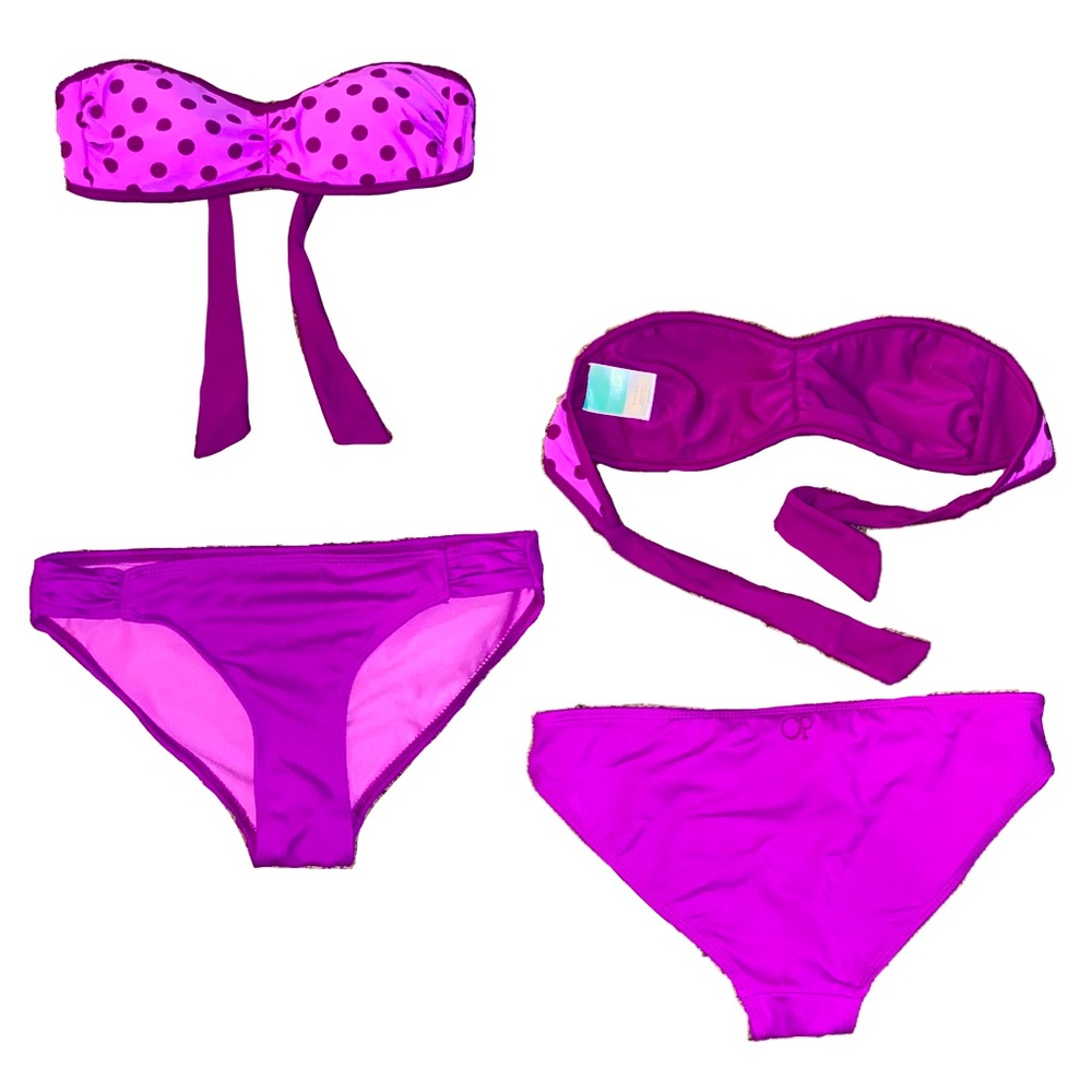 womens bandeau bikini top pieces